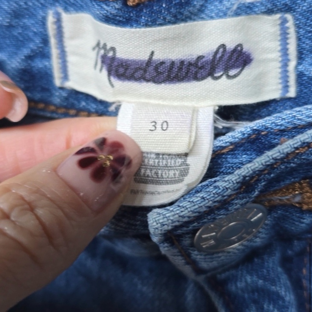 Madewell Denim Mid-Rise Maxi Skirt in Pratt Wash 30 10 - Picture 7 of 12